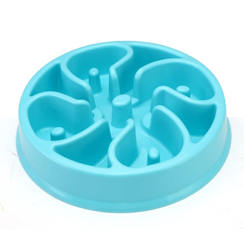 Slow feeder pet bowl