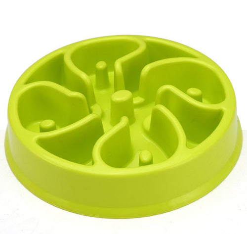 Slow feeder pet bowl